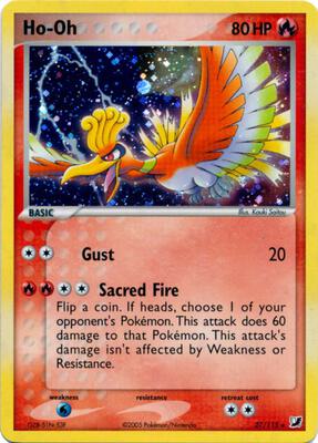 Ho-Oh - 27/115 (Cosmos Holo) card from Deck Exclusives