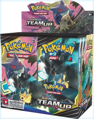 Team Up Booster Box card from SM - Team Up