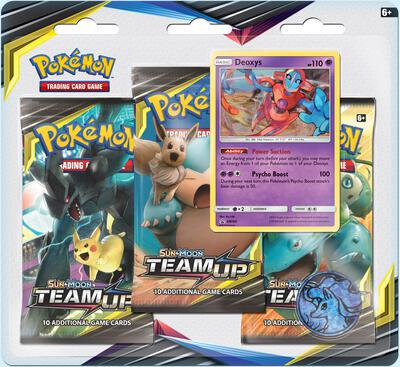 Team Up 3 Pack Blister [Deoxys] card from SM - Team Up