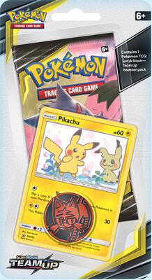 Team Up Single Pack Blister [Pikachu] card from SM - Team Up