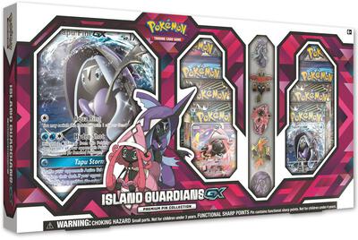 Island Guardians GX Premium Pin Collection card from SM - Lost Thunder