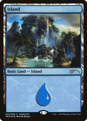 Island (2019) card from MagicFest Cards