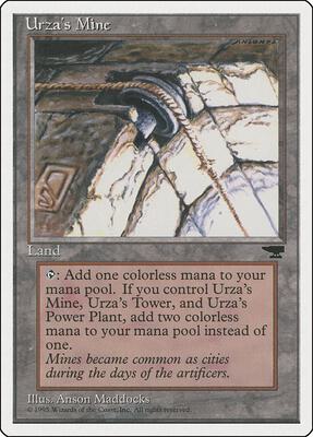 Urza's Mine (Pulley) card from Chronicles