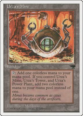 Urza's Mine (Clawed Sphere) card from Chronicles