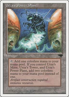 Urza's Power Plant (Bug) card from Chronicles