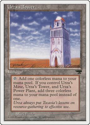 Urza's Tower (Plains) card from Chronicles