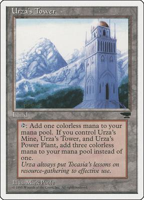 Urza's Tower (Mountains) card from Chronicles