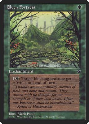 Elven Fortress (Poole) card from Fallen Empires