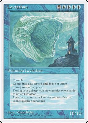 Leviathan card from Fourth Edition