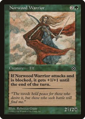 Norwood Warrior card from Portal Second Age