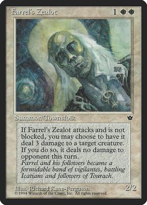 Farrel's Zealot (Kane-Ferguson) card from Fallen Empires
