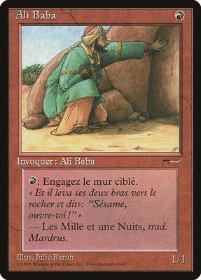 Ali Baba (French) card from Renaissance