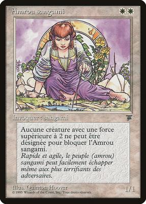 Amrou Kithkin (French) - "Amrou sangami" card from Renaissance