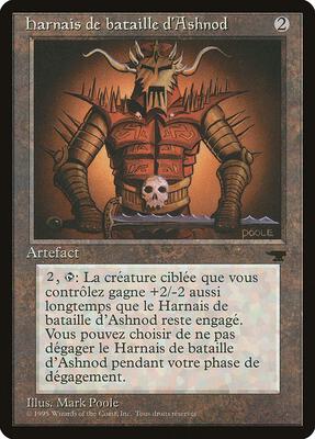 Ashnod's Battle Gear (French) - "harnais de bataille d'Ashnod" card from Renaissance
