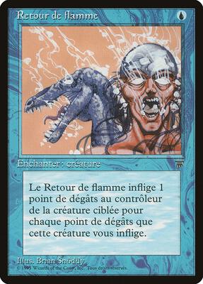 Backfire (French) - "Retour de flamme" card from Renaissance
