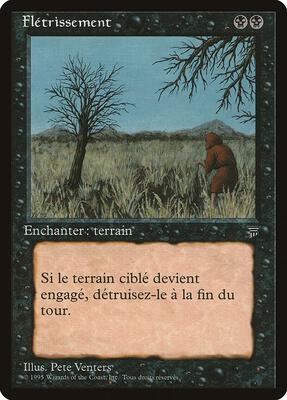 Blight (French) - "Fletrissement" card from Renaissance