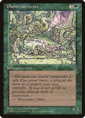 Carnivorous Plant (French) - "Plante carnivore" card from Renaissance