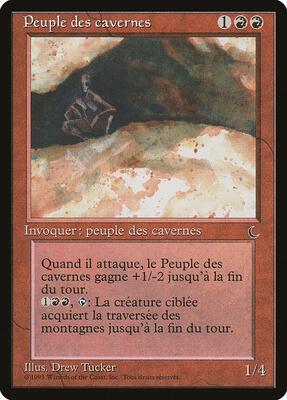 Cave People (French) - "Peuple des cavernes" card from Renaissance