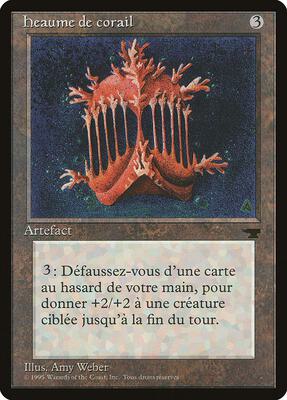 Coral Helm (French) - "heaume de corail" card from Renaissance