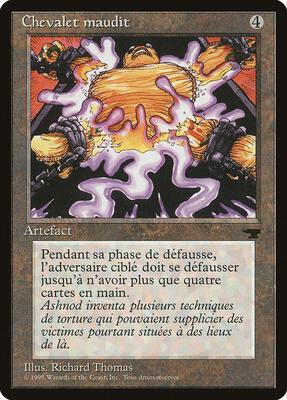 Cursed Rack (French) - "Chevalet maudit" card from Renaissance