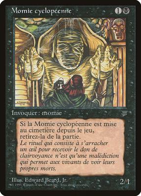 Cyclopean Mummy (French) - "Momie cyclopeenne" card from Renaissance
