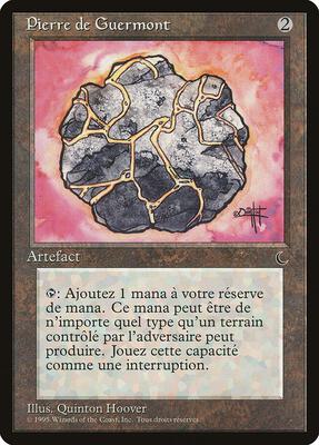 Fellwar Stone (French) - "Pierre de Guermont" card from Renaissance
