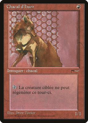 Hurr Jackal (French) - "Chacal d'Hurr" card from Renaissance