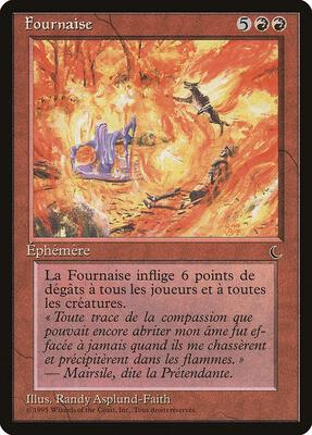 Inferno (French)- "Fournaise" card from Renaissance