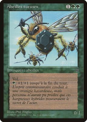 Killer Bees (French) - "Abeilles tueuses" card from Renaissance