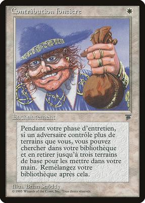Land Tax (French) - "Contribution fonciere" card from Renaissance