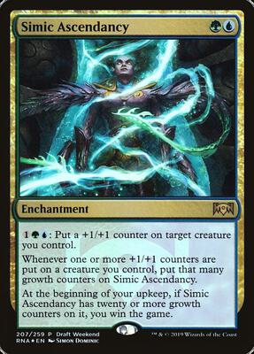 Simic Ascendancy (Draft Weekend) card from Launch Party & Release Event Promos