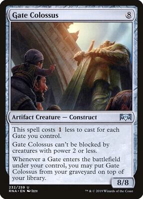 Gate Colossus card from Ravnica Allegiance