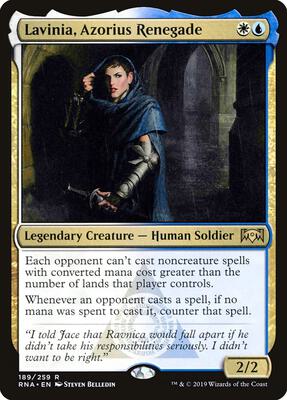 Lavinia, Azorius Renegade card from Ravnica Allegiance