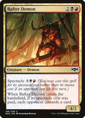 Rafter Demon card from Ravnica Allegiance