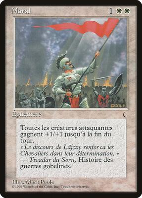 Morale (French) - "Moral" card from Renaissance