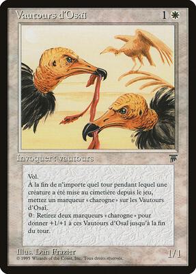 Osai Vultures (French) - "Vautours d'Osai" card from Renaissance