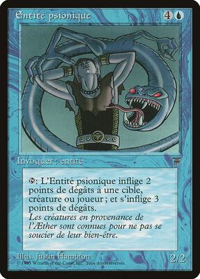 Psionic Entity (French) - "Entite psionique" card from Renaissance