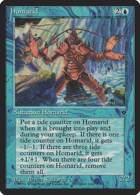 Homarid (Wackwitz) card from Fallen Empires