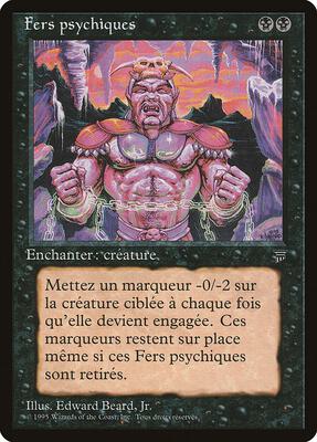 Spirit Shackle (French) - "Fers psychiques" card from Renaissance