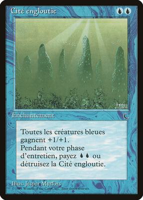Sunken City (French) - "Cite engloutie" card from Renaissance