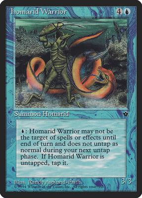 Homarid Warrior (Asplund-Faith) card from Fallen Empires