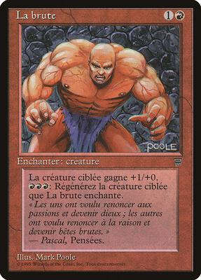 The Brute (French) - "La Brute" card from Renaissance