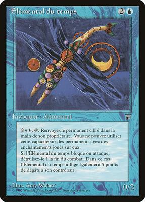 Time Elemental (French) - "Elemental du temps" card from Renaissance