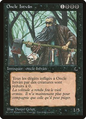 Uncle Istvan (French) - "Oncle Istavan" card from Renaissance