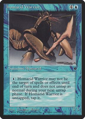 Homarid Warrior (Shuler) card from Fallen Empires