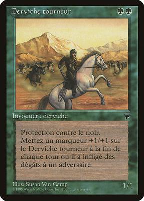 Whirling Dervish (French) - "Derviche tourneur" card from Renaissance