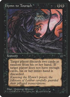 Hymn to Tourach (Hoover) card from Fallen Empires