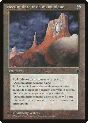 White Mana Battery (French) - "Accumulateur de mana blanc" card from Renaissance