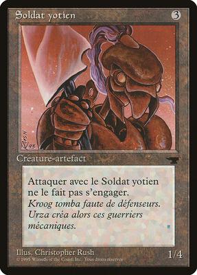 Yotian Soldier (French) - "Soldat yotien" card from Renaissance