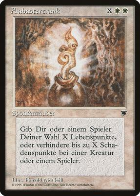 Alabaster Potion (German) - "Alabastertrank" card from Renaissance